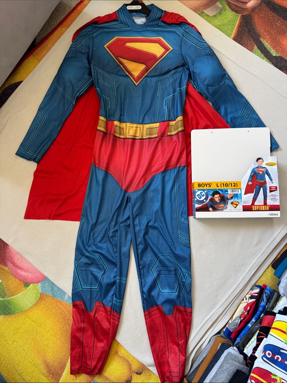 DC Comics Superman Kids Costume in Blue, Red & Gold